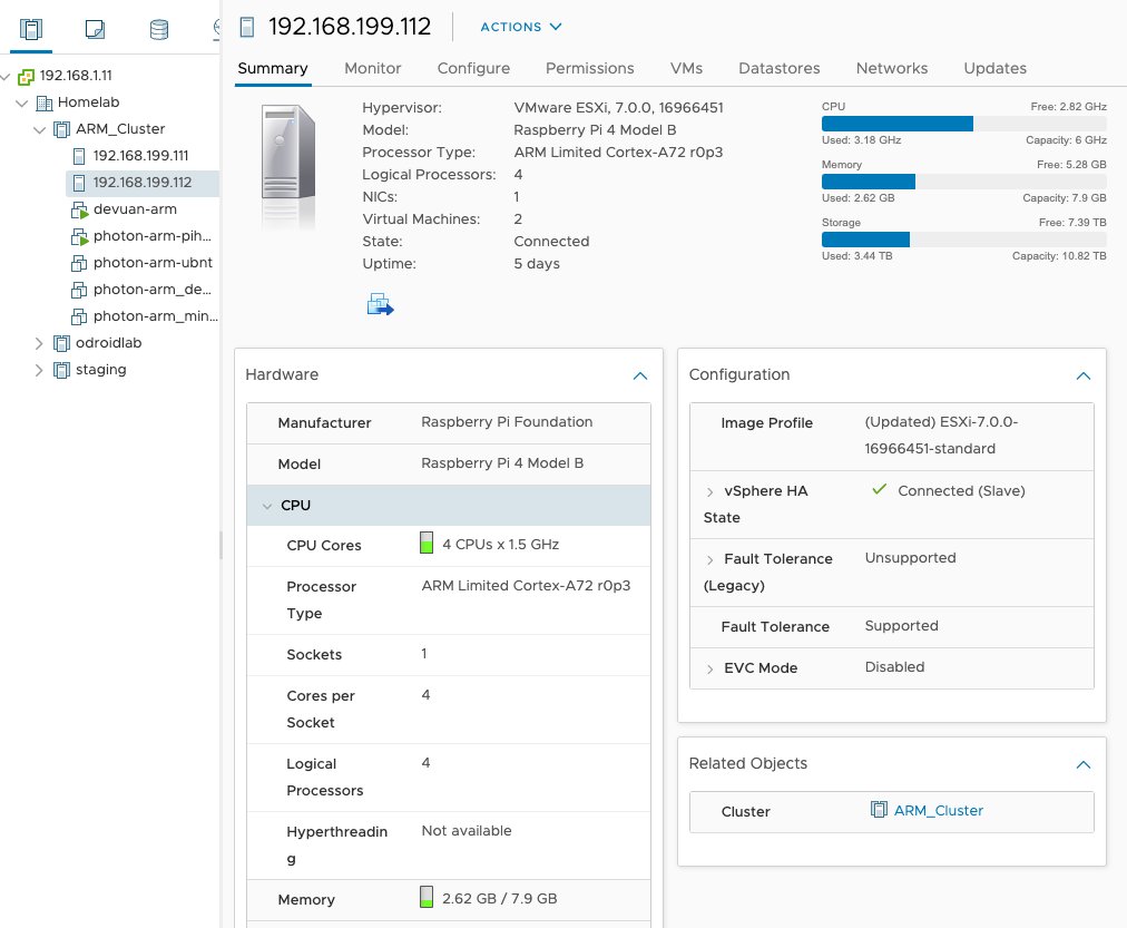 mastr79's tweet photo. Guess what - we are crunching using @esxi_arm #ESXionARM and @DevuanOrg VM on @Raspberry_Pi 4 for @foldingathome beta client since 3am. It needed some patience to receive WUs, currently calculations on two cores for project 16812 (non-#COVID19) #TechForGood @VMware @VMwareTAM https://t.co/TjszQzkqu6