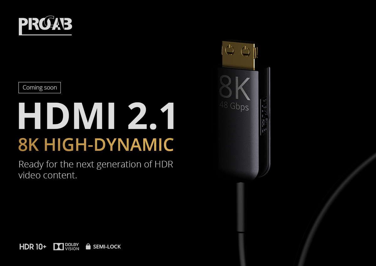 ProcabCables's tweet image. 8K is coming soon! Are you ready for it?