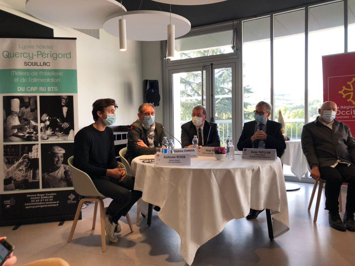 Huguette_Tiegna's tweet photo. 🍎🥦 🧅 Thierry Marx ouvre un bachelor sur la gastronomie, à #Souillac dans ma circo du Lot

Implanté dans un environnement rural, fort d'une richesse naturelle et d'un patrimoine culinaire vaste. Je félicite cette formation d'excellence

Lire l'article ➡ https://t.co/JzhnDcyWIW https://t.co/6d6wx6G7Ao