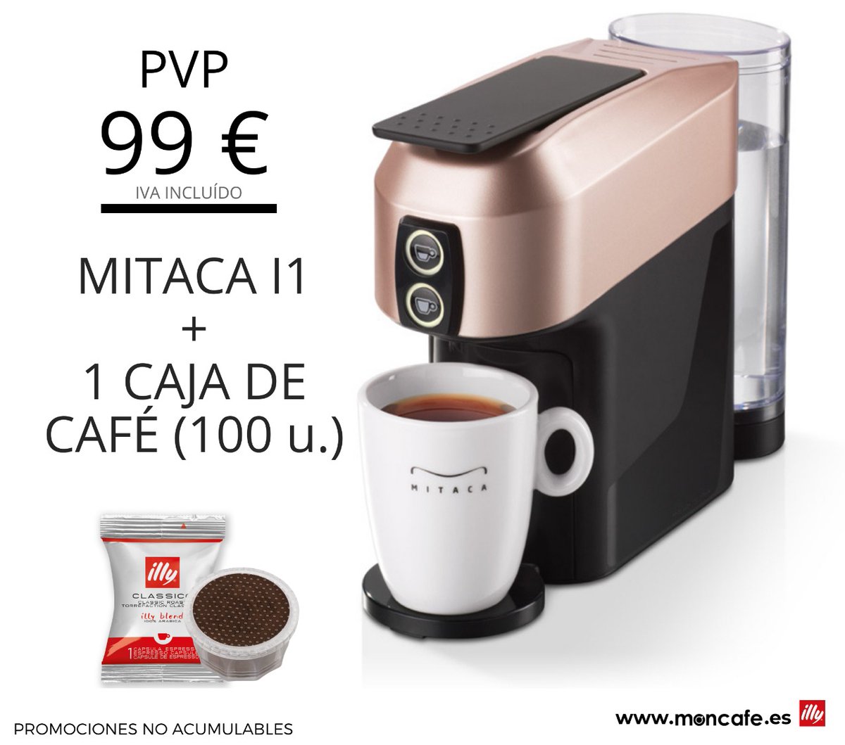 moncaferomacafe's tweet photo. ¿Buscas el mejor regalo⁉¿Qué te parece una de estas cafeteras a un precio de escándalo?
Por la compra de una #cafetera, llévate una caja de café de regalo. 
https://t.co/kiMA3bUKQD
#moncafe_illy #illylovers #nosinmicafe https://t.co/QfJraRztvN