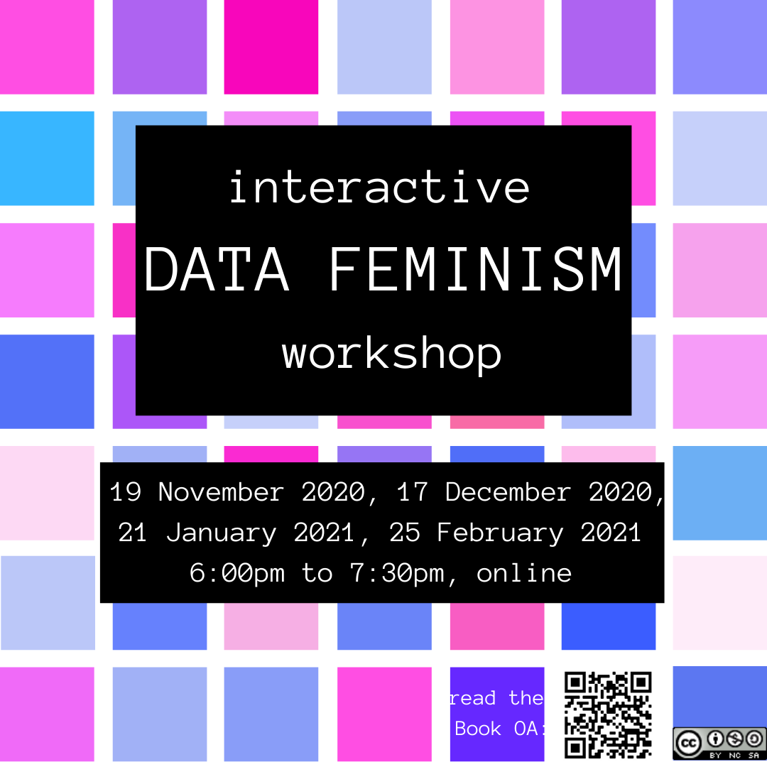 SAVE THE DATES! The Information Management Team at IBI is hosting an interactive workshop series on the topic of #DataFeminism in the upcoming WS 2020/21!
For more information visit: ibi.hu-berlin.de/en/research/In… (German version: ibi.hu-berlin.de/de/forschung/i…)