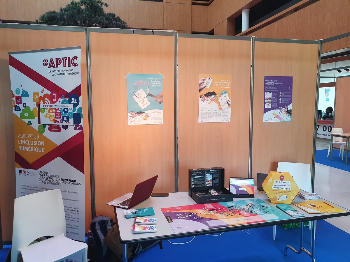 #APTIC_LaCoop (@aptic_lacoop) on Twitter photo #APTIC_Tour
C'est parti pour @NumEnCommuns #Atlantique 🚀
La team <a href="/APTIC_LaCoop/">#APTIC_LaCoop</a> est prête à vous accueillir aujourd'hui et demain !
#inclusionnumerique #mediationnumerique #solutionspourlinclusion
👩💻 Et pour suivre l'event en direct c'est par ici : la.charente-maritime.fr/actualites/sui… #APTIC_Tour
C'est parti pour @NumEnCommuns #Atlantique 🚀
La team <a href="/APTIC_LaCoop/">#APTIC_LaCoop</a> est prête à vous accueillir aujourd'hui et demain !
#inclusionnumerique #mediationnumerique #solutionspourlinclusion
👩💻 Et pour suivre l'event en direct c'est par ici : la.charente-maritime.fr/actualites/sui…