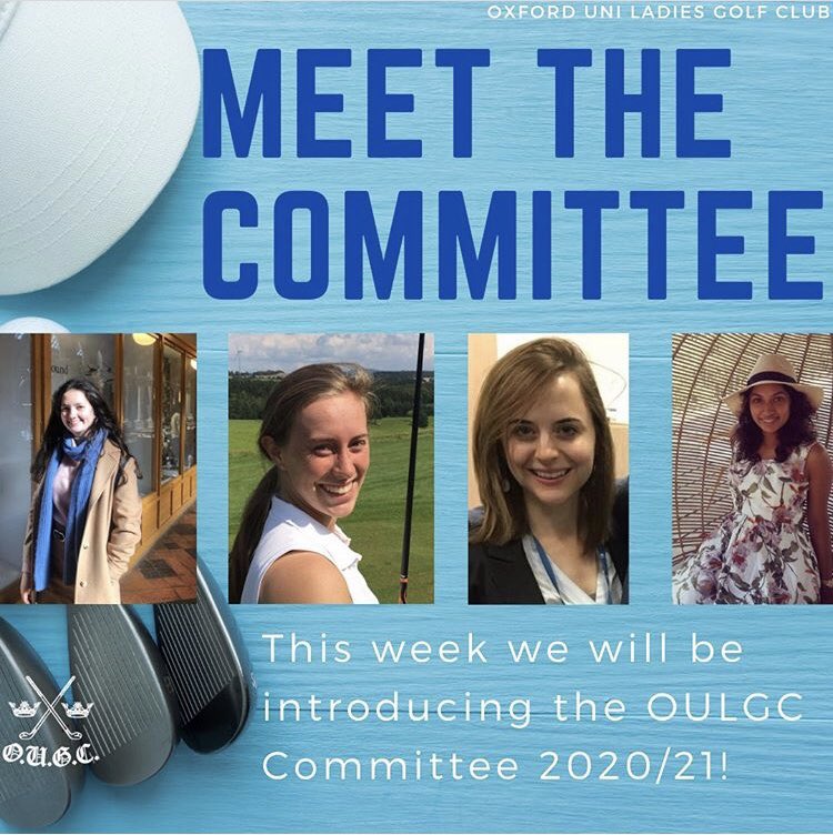 OULadiesGolf's tweet photo. We’re swinging into action🏌️‍♀️and every day this week, we’ll be introducing you to our wonderful new committee! Sharing their stand out golfing moments, favourite OULGC social and best thing about playing golf in Oxford... https://t.co/GTHcNkXX1a
