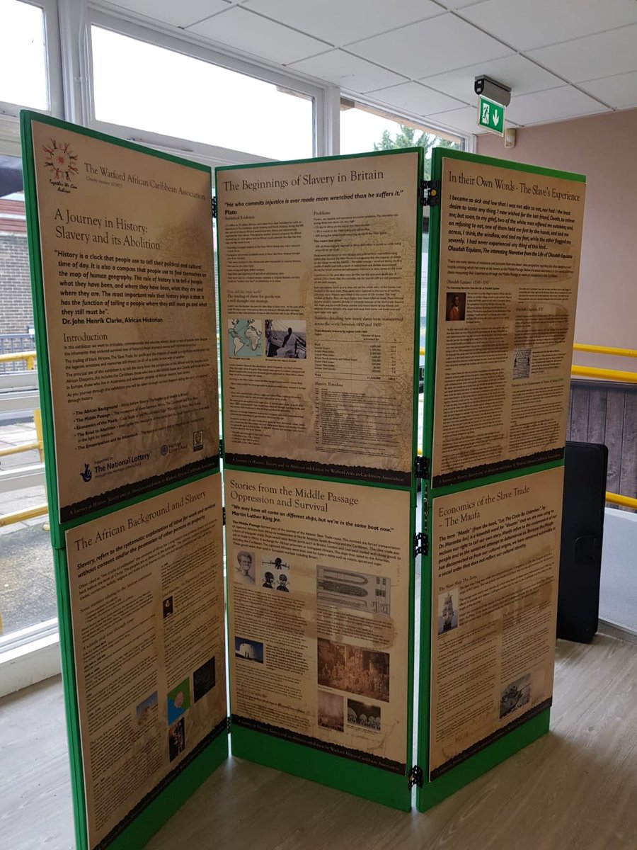 A Journey in History, Slavery and its Abolition display is in the canteen @WestHertsNHS @MarshaLTJones @CarterTreacle @CEOAllenC @tejalvaghela15 @MichelleCJames1 please encourage your teams to visit. It’s all part of the #BHM #CulturalIntelligence Journey