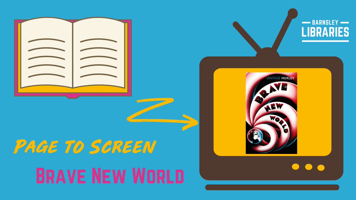 BarnsleyLibs's tweet photo. There are some great books being made into films & series this autumn. Have to binge-watched #BraveNewWorld yet? If not, why not read the book first. Reserve it here for free: https://t.co/lOnIOgveSU
#PageToScreen #BooksAdaptations https://t.co/1sfYb3IICd