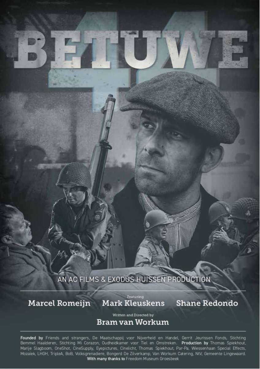 Vanaf 29 oktober 2020 is in het Vrijheidsmuseum de korte film "De Verzoening” te zien. Deze film wordt onderdeel van de grotere productie “Betuwe44” van regisseur Bram van Workum. Kijk voor meer informatie en de doorlopende première op 29 en 31 oktober op vrijheidsmuseum.nl/wat-is-er-te-d…