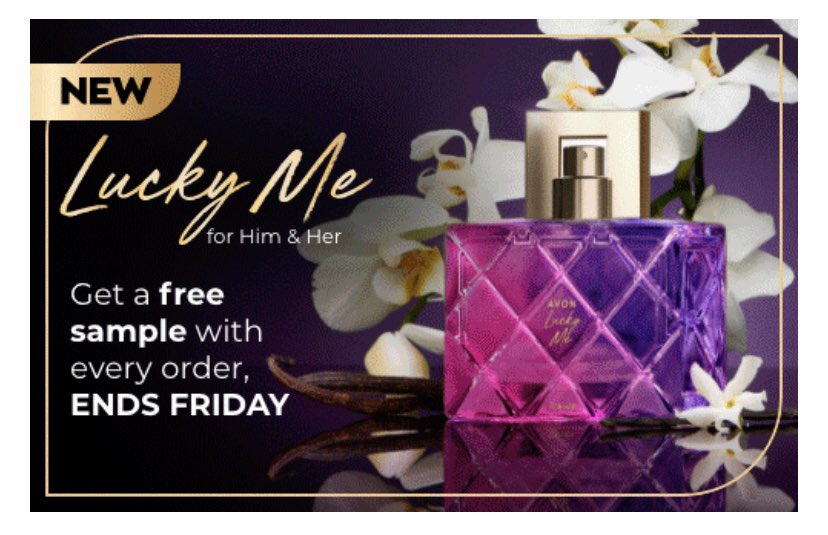 My_Makeup_Avon's tweet photo. Get a FREE sample of our new Lucky Me scent with all orders placed today and tomorrow
Shop now: https://t.co/vAgXvHtuKp
#freesample #newperfume #scent #newaftershave #perfume #aftershave #shopperfume #perfumeonline #avonperfume #avon #avonuk #avononline #avonrep #avonshop https://t.co/S8H5y4IFmu