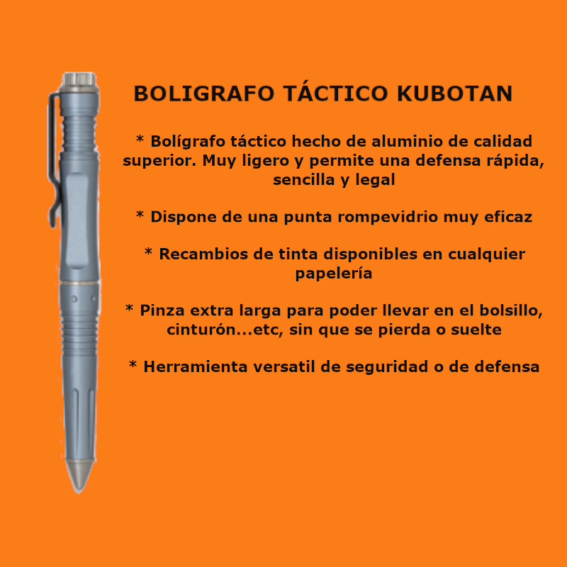 Bolígrafo táctico Kubotan. https://t.co/ofzzMrSFUw ideal para seguridad o defensa. #boligrafo #tactico #kubotan #pen #tacticle #defensapersonal #seguridad https://t.co/Iv7j6PUjq8