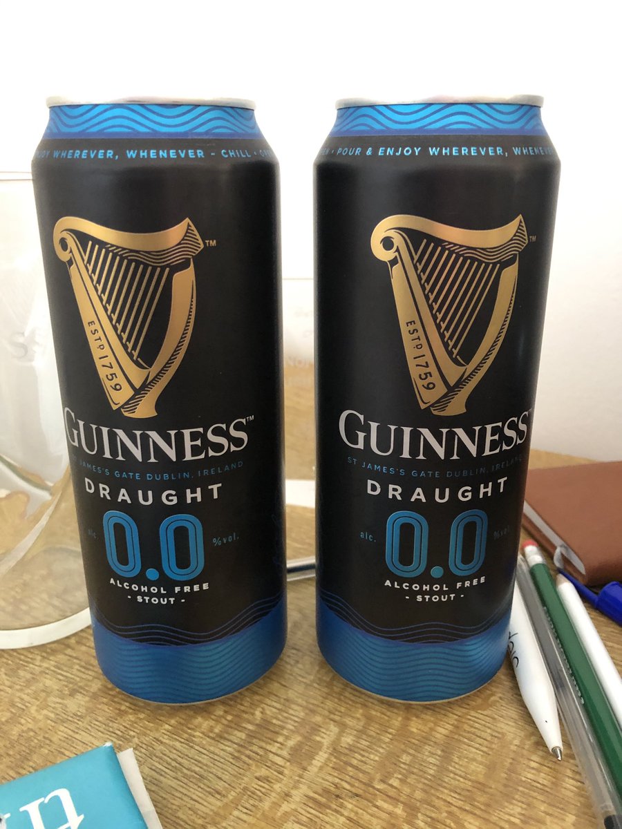 geemac1962's tweet photo. BREAKING: after four years in the making, ⁦@DiageoIreland⁩ finally launches Guinness 0.0, the Guinness with everything except alcohol. And it tastes devine. Avail in pubs in NI from the new year #guinness00 https://t.co/z1g6dfVyuS