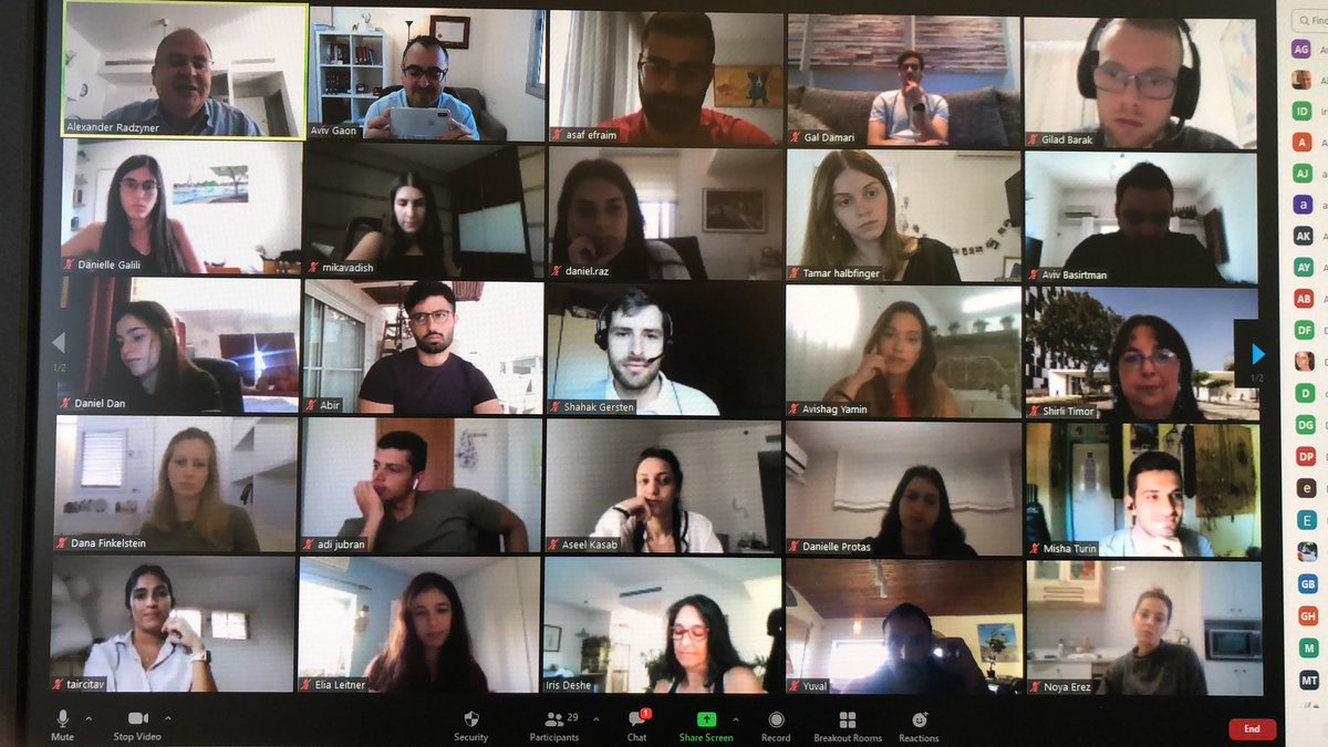AHGaon's tweet photo. Earlier today we welcomed the next class of the Lala-Tusk Radzyner Honours Program @IDCHerzliya with a mix of quizzes and riddles in an #EscapeZoom experience. Thank you Omega @ALehavi for taking part too π https://t.co/cNBI90OIwN