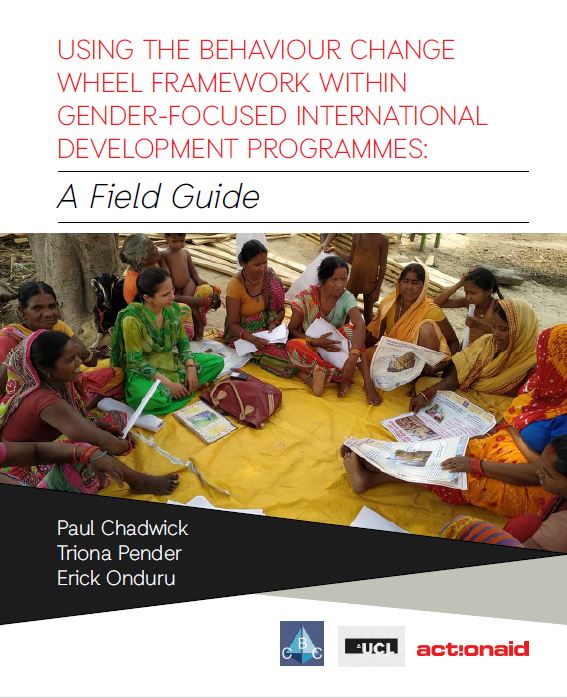 UCL Centre for Behaviour Change (@uclbehavechange) on Twitter photo Today marks the launch of the a field guide for using the BCW in international development programmes to reduce gender-based violence - co-written by @drpaulchadwick and colleagues from <a href="/Actionaid_Ire/">ActionAid Ireland</a> Today marks the launch of the a field guide for using the BCW in international development programmes to reduce gender-based violence - co-written by @drpaulchadwick and colleagues from <a href="/Actionaid_Ire/">ActionAid Ireland</a>