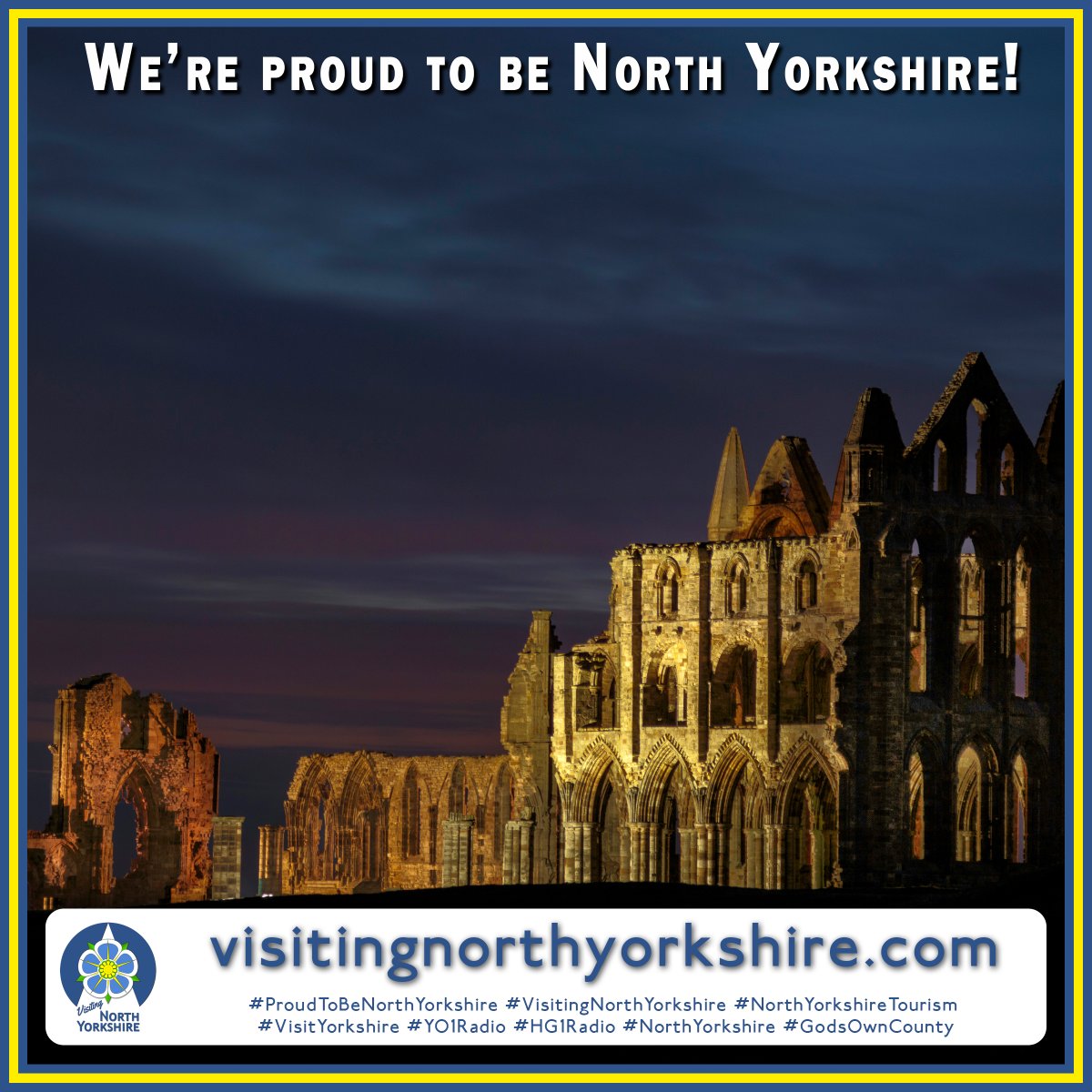 VNYorkshire's tweet photo. We're Proud To Be North Yorkshire!
Are you? Please Like &amp; Share!

#ProudToBeNorthYorkshire #VisitingNorthYorkshire #NorthYorkshireTourism #VisitYorkshire #YO1Radio #HG1Radio #NorthYorkshire #GodsOwnCounty #OnlyInNorthYorkshire https://t.co/Pm3OG59TbK