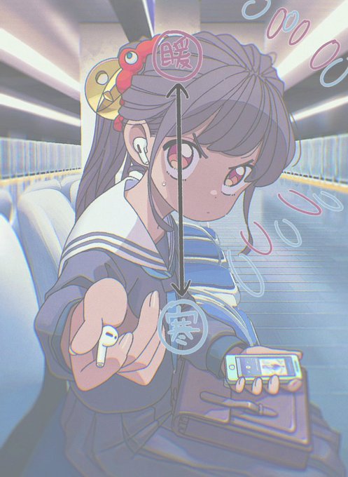 「学生鞄 電車内」のTwitter画像/イラスト(新着)｜2ページ目