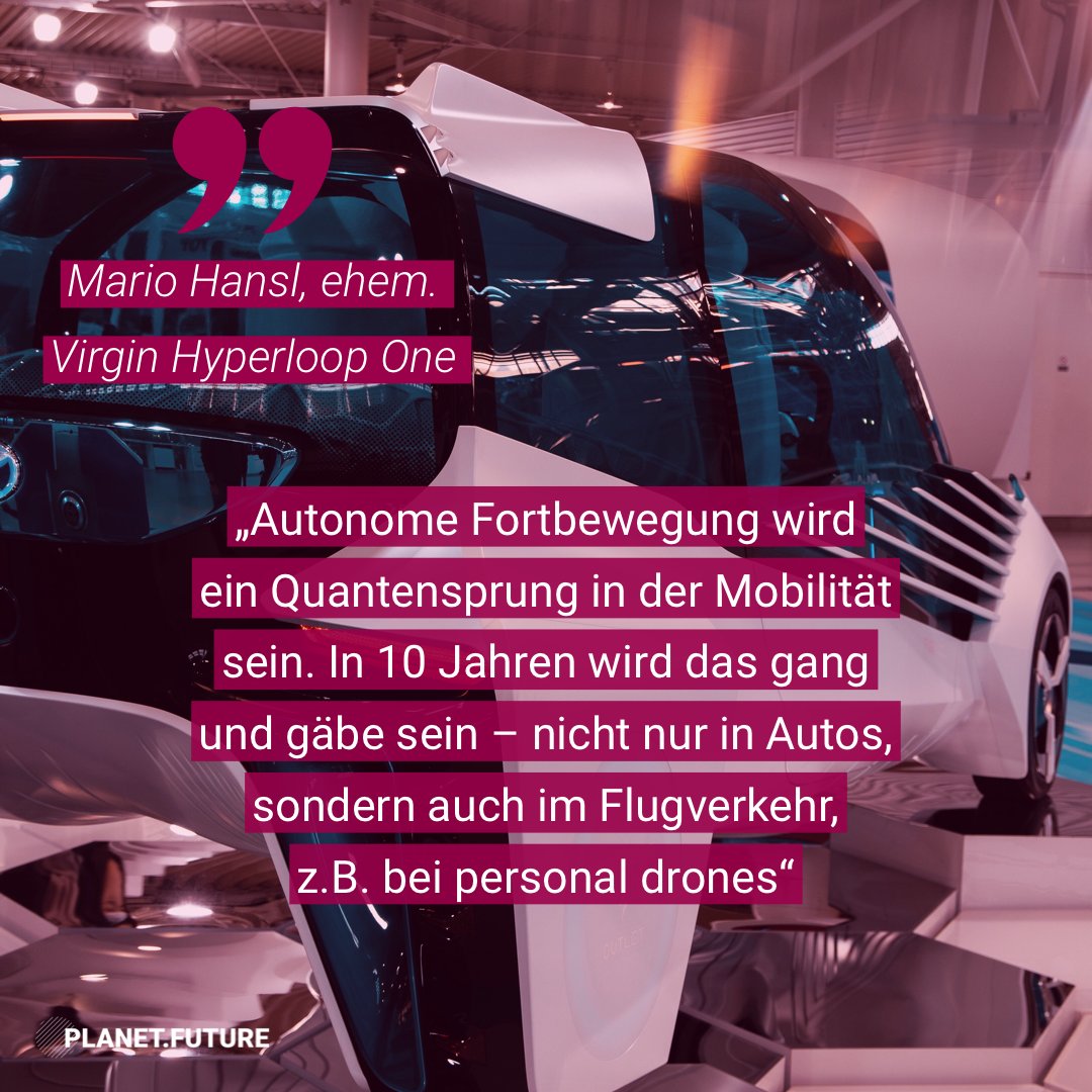 Mario Hansl, ehemals bei Hyperloop, gibt in unserer Podcast-Folge interessante Einblicke in die Zukunft der Mobilität. Übrigens: im Winter gibt es eine zweite Folge mit Mario, der uns einen interessanten Gast mitbringt – bleibt gespannt! anchor.fm/planet-future/…
