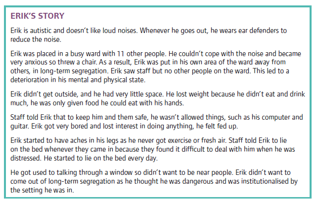 11.Erik's life is NOT a one-off. There are many people who have been consigned to living a life this. I cannot, will not, ever understand or accept that this is acceptable. How this is still happening, years and years and years after reviews have said it should not?