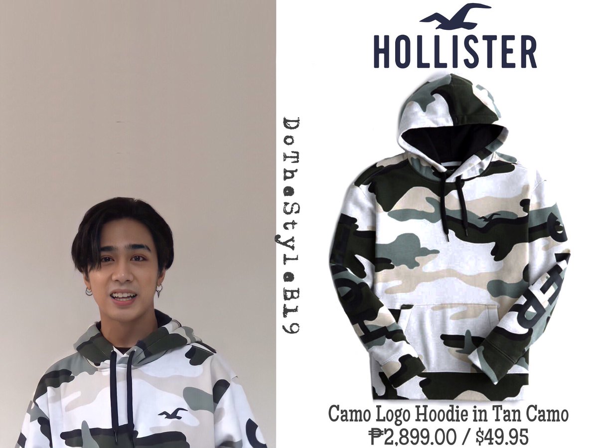 [201022 - <a href="/JoshCullen_s/">JOSH CULLEN</a> - fr Video Update Posted by OneUp TV via Facebook (outfit)] Wearing Camo Logo Hoodie in Tan Camo by the brand Hollister.

REQUEST <a href="/SB19Official/">SB19 Official</a> <a href="/MTV/">MTV</a> #FridayLivestream

#JCSexiestBirthday
#SB19CLOSET