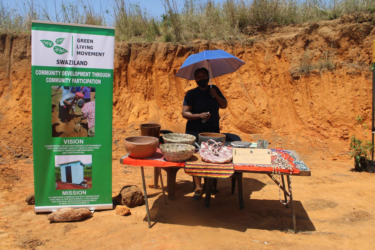AcatLilima's tweet photo. We appreciate the support @PelumEswatini  @Greenlivingmovement and our SACCOs members for their handicrafts displays during the Commissioning of the Climate Resilience Building Project Activities at Manyiseni. https://t.co/XU1e401Jiw
