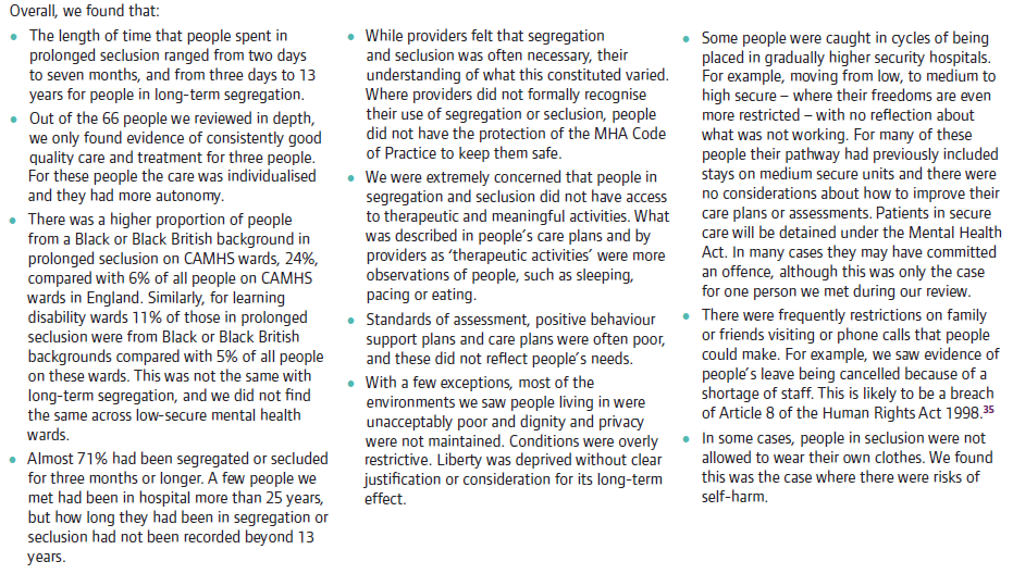 12.Working on  #humanrights in the UK people often say to me, well it isn't as bad as country X.  #humanrights isn't a competition for who is doing least worst. They are about EVERYONE living dignified and equal lives. And that simply does not happen.  #OutOfSight is too apt.