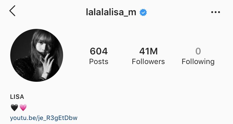 .@BLACKPINK's Lisa has now surpassed 41M followers on Instagram - extending her record as the most followed KPOP idol account on the platform. https://t.co/cc7RHLqOjO