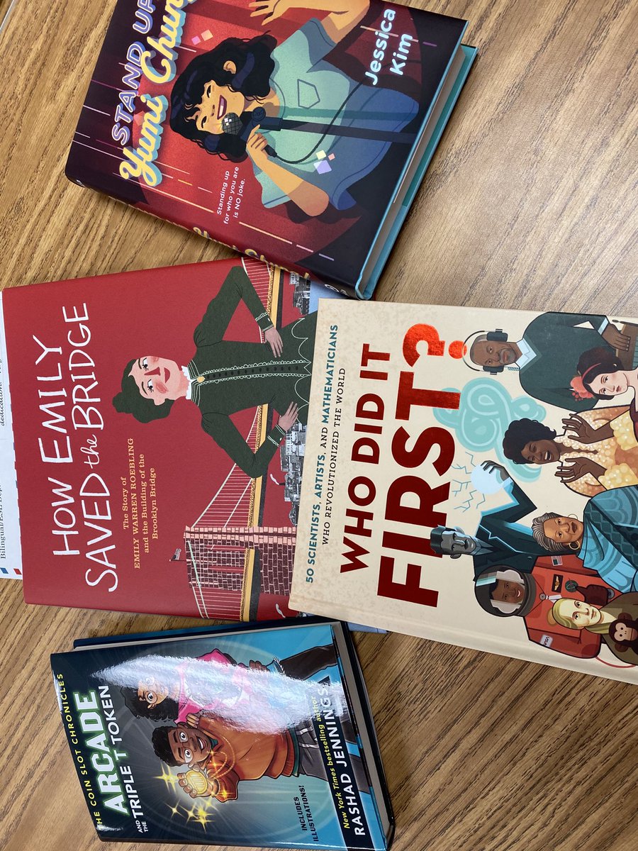 Books! Thank you! ⁦<a href="/VirginiaREADs/">Virginia Rodriguez</a>⁩ ⁦<a href="/CFISDELs/">CFISD EBs</a>⁩ We love them!