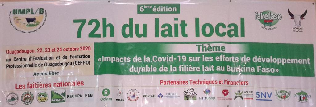 6ème édition des 72 heures du lait local. La promotion du 《Consommons local》au Burkina Faso.