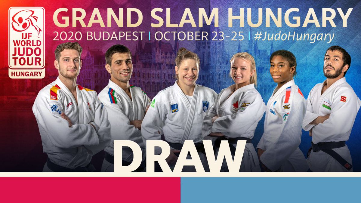2 HOURS TO GO until the #JUDOHUNGARY Draw! 🥋🇭🇺

Watch the draw LIVE at 👉 youtube.com/judo 

#Judo #WJT