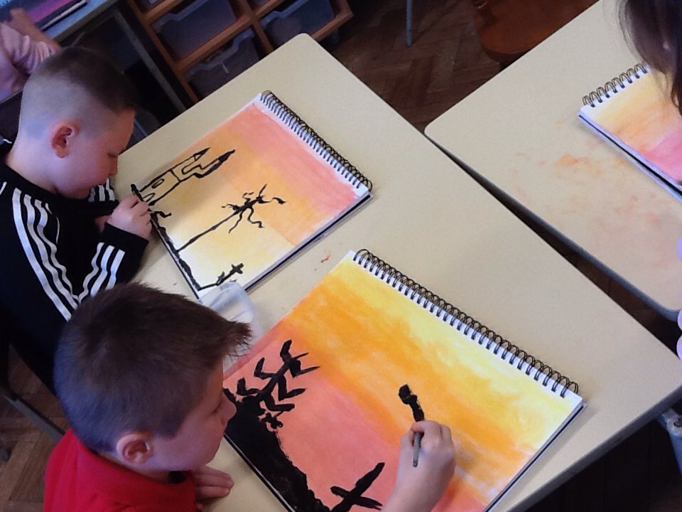 BubsyTownhill's tweet photo. Halloween art complete. Trick or treat? 🌒🕸🎃😳 #thcyear3 #thcart https://t.co/6s8qfys5uH
