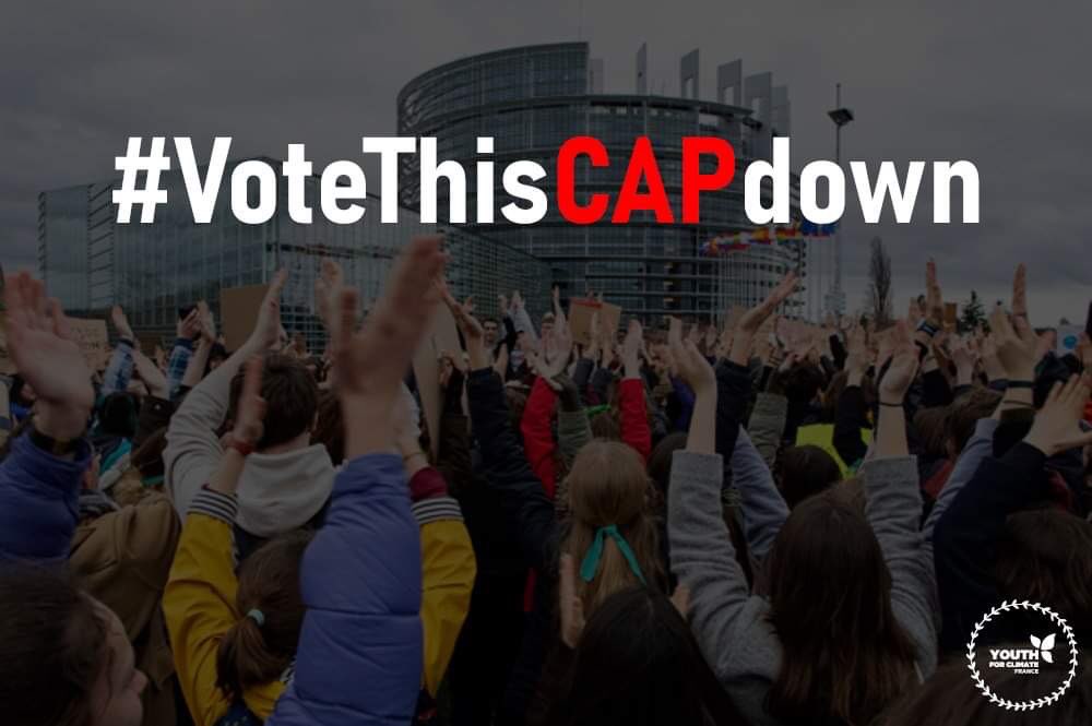Youth4Climatefr's tweet photo. La PAC, réforme de l'union européenne qui détermine le budget de l'agriculture pour les 7 prochaines années représente 40% des fonds de l'union européenne

Photo par @Mrc_Mno
#VoteThisCAPdown https://t.co/5SChqQUQVP