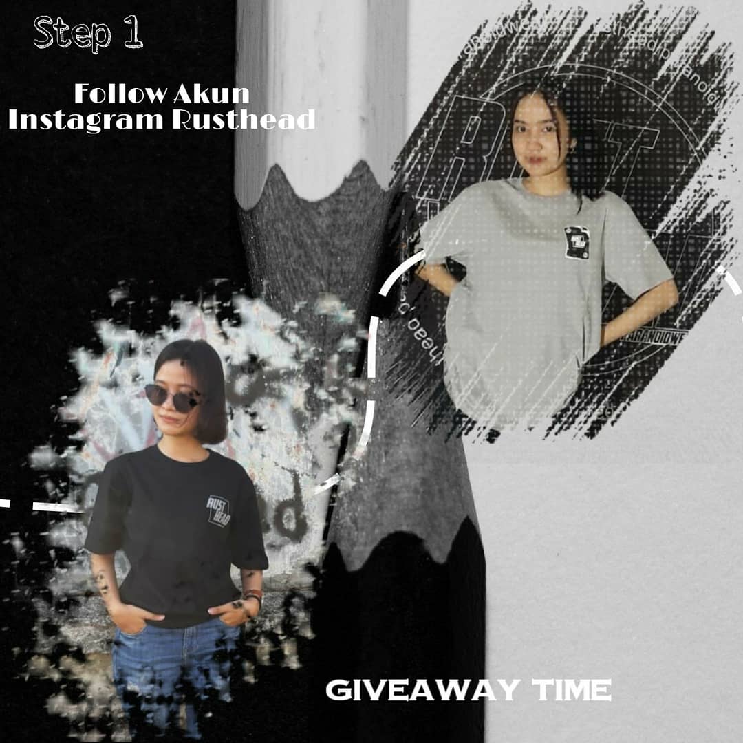 RustheadP's tweet photo. @FiersaBesari Maaf kak nitip yaa
Hallo!!! Mau dapetin seri @Rusthead_Paranoidwear secara GRATIS?? Yuk ikutan GiVEAWAY-nya! Caranya gampang banget loh, yuk cek slidenya Jgn lupa ikutan siapa tau kamu yang beruntung untuk dapetin kaos keren ala Rusthead! GOOD LUCK!! https://t.co/ngWAjF6yt4