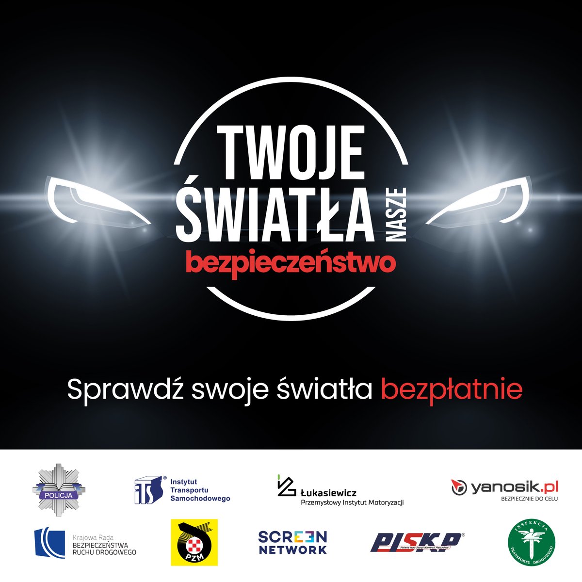 yanosikpl's tweet photo. Dziś startuje akcja "Twoje światła - Nasze bezpieczeństwo"! Wraz z @PolskaPolicja, @ITS_waw_pl,
@ITD_gov, @KrajowaRadaBRD, @pzmot, @PIMOT_EU i #ScreenNetwork zachęcamy do sprawdzania oświetlenia w aucie 🚗🚙🛻 Szczegóły tutaj: https://t.co/GgN8JrTENS https://t.co/5JqjYPidqO