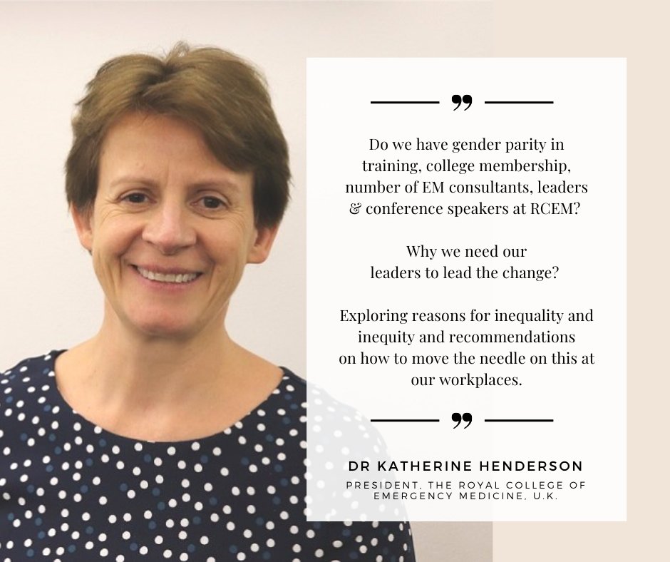 RCEMevents's tweet photo. Dr Henderson will present at our Gender Equity &amp; Equality in Emergency Medicine event on 1 December, which is designed to increase awareness about gender inequity &amp; inequality in the EM community @RCEMpresident 

Book your place ➡ https://t.co/CtP2CCFfu8 

#GEEinEM 
@GEE_in_EM https://t.co/rdpW3eEt1d