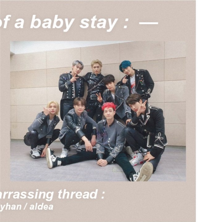 > confessions of a baby stay : a "short" & embarrassing thread  #straykids  #skz  #stay