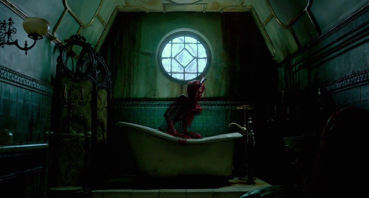 Oct. 22nd:Crimson Peak (2015, Dir. Guillermo del Toro)As with anything del Toro does, the film has a fairytale-like quality to it. Beautiful sets, great costume design and a story that is beautiful and sad. Plus it still has his classic violence (he loves to bash a face in).