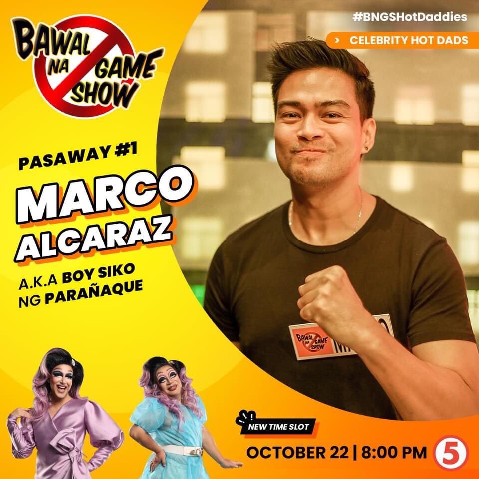 Mainit ang labanan ng Pasaways mamaya! 💪🏽
Ang hunk dads na sina @MarcoAlcaraz, @fabioideofficia, Matt Evans, at Ali Khatibi ang sasabak sa hamon ng Ghorl twins sa Bawal Na Game Show!
🗓️ October 22
🕰 8 p.m.
#BNGSHotDaddies #BawalNaGameShow #TV5BiggerBetterBERMonths https://t.co/PUd5BalZLe