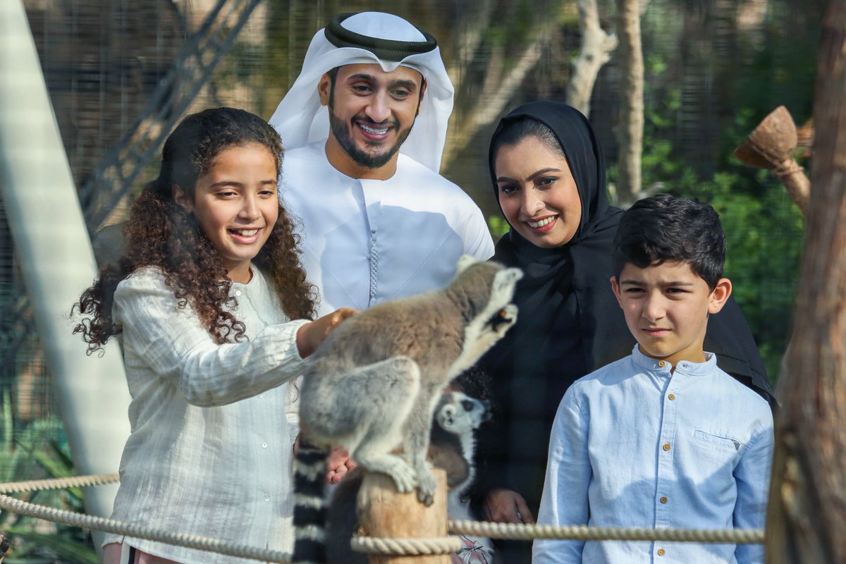 Combine Uno’s naughtiness with your little ones adorable giggles & you will have yourself a beautiful memory at the Lemur Walk experience!💚
Don’t miss it!✨
⏰: 10:20 AM
& 4:30 PM
📅: Every Thursday, Friday & Saturday!
#AlAinZoo https://t.co/WsaRmBvz8u