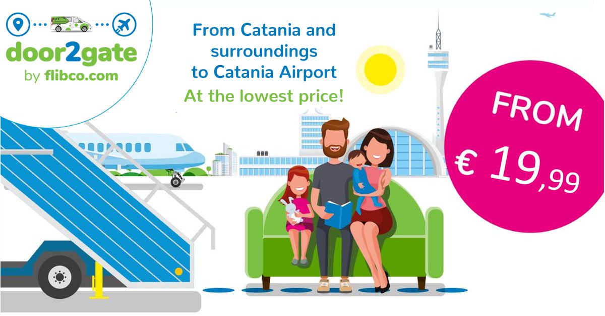 😁We are happy to announce that we just launched a brand new Door2Gate connection in Italy between Catania Airport and Catania city and surroundigs ✈️