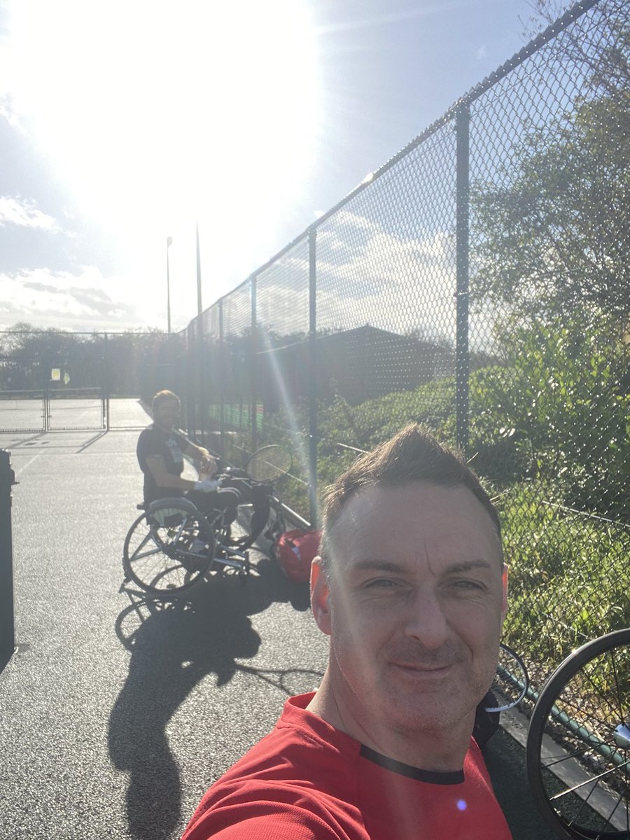 Another lovely October training day for me and <a href="/AntCotterill/">Antony Cotterill</a> <a href="/broughtontennis/">Broughton and District Tennis Club</a>. Beautiful day and another lovely lunch. 👍