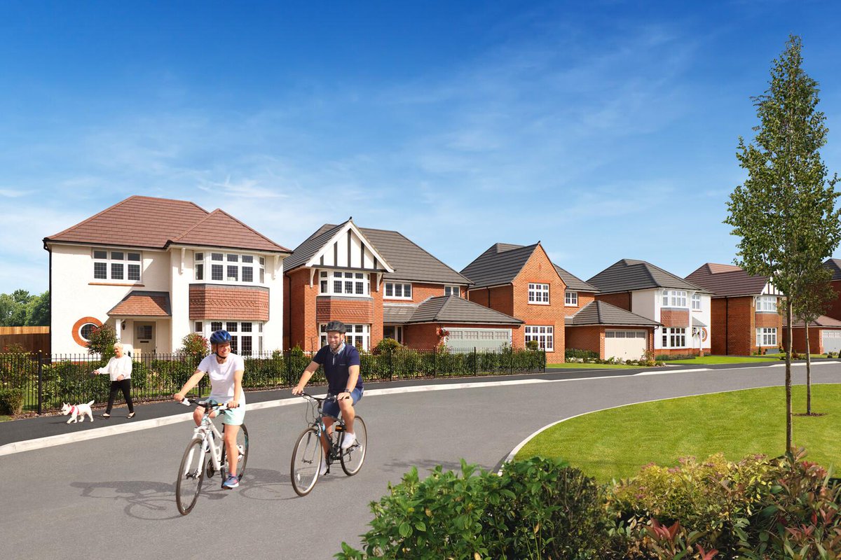 Redrow's tweet image. Two years on from the first show homes opening, Taylor’s Chase in Great Sankey, #Warrington, has welcomed over 100 families who are settling into life in one of the areas newest communities 🏘 Find out what makes this such a great place to live: crowd.in/S5BTwc