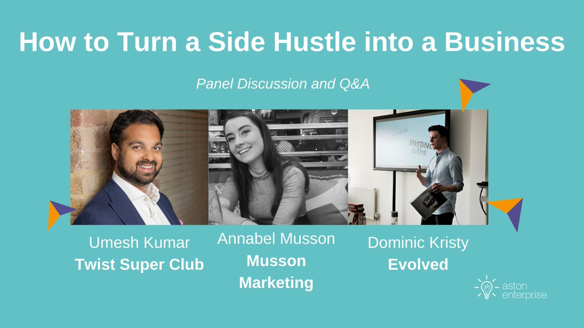 1 in 4 UK adults have a side hustle ranging from fitness training, creative products or social media marketing. Join us in this session and hear from our panel of entrepreneurs on how they successfully turned their side hustle into a full on business: sidehustleintobiz.eventbrite.co.uk