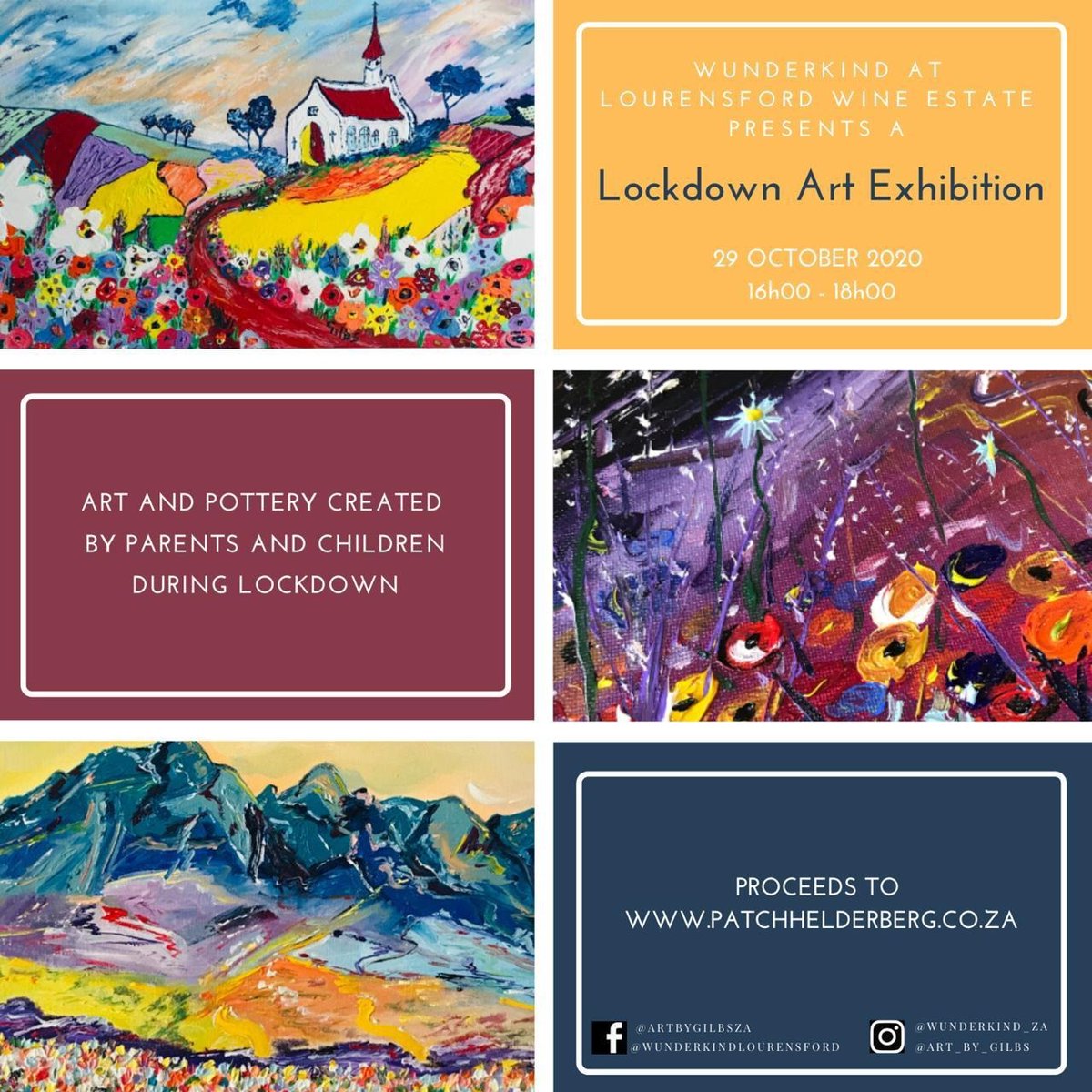 PATCHChildAbuse's tweet image. Come and check out the amazing art created by Shirley &amp;amp; Neil Gilbey during lockdown at an outdoor exhibition @ Lourensford Wine Estate next Thursday, 29th @ 16:00 - 18:00