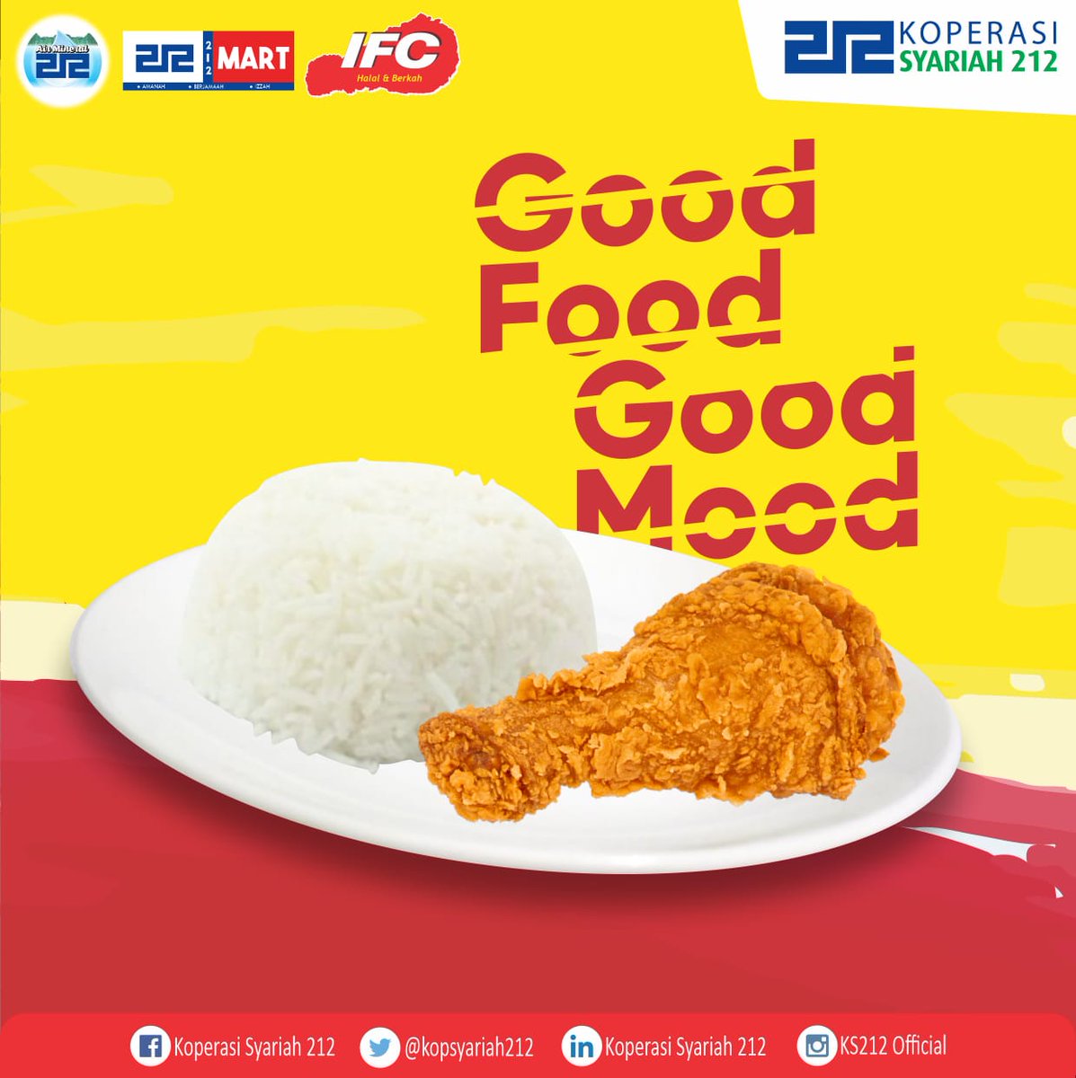 kopsyariah212's tweet photo. #KS212 #Spirit212 #KebangkitanUmat #MuslimCerdas #Air212 #IFC212 #212Mart https://t.co/QHRr4JEqNP