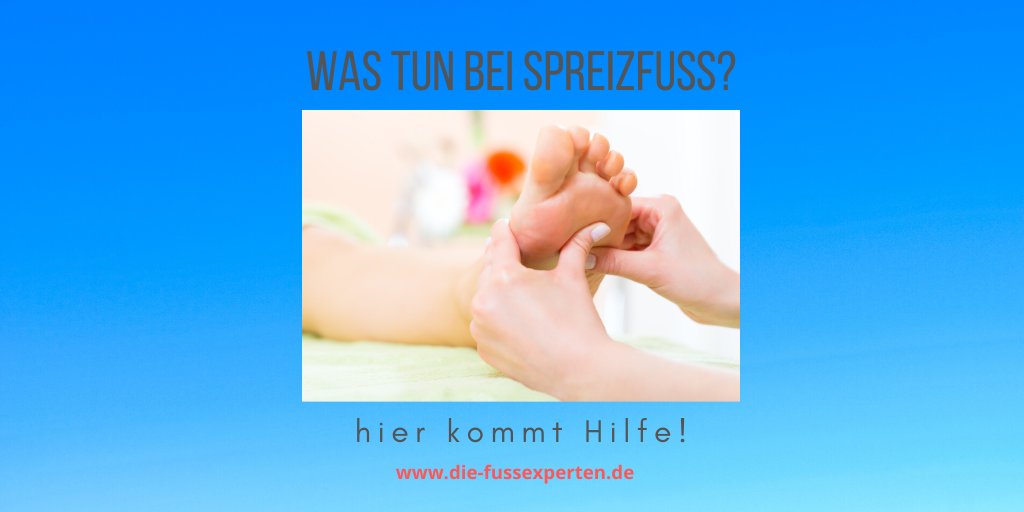 Beim Spreizfuß weichen der 1. bis 5. Mittelfußknochen außeinander. Der Vorfuß wird breiter.
Wenn der Spreizfuß schwach ausgeprägt ist, kann durch Schuheinlagen und Fußgymnastik die Verschlimmerung der Beschwerden aufgehalten werden. 
die-fussexperten.de/plattfus/