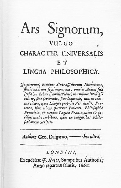 Latest find in the direction of universal character: 17th century Scottish philologist George Dalgarno wrote about Character Universalis:  https://en.wikipedia.org/wiki/George_Dalgarno