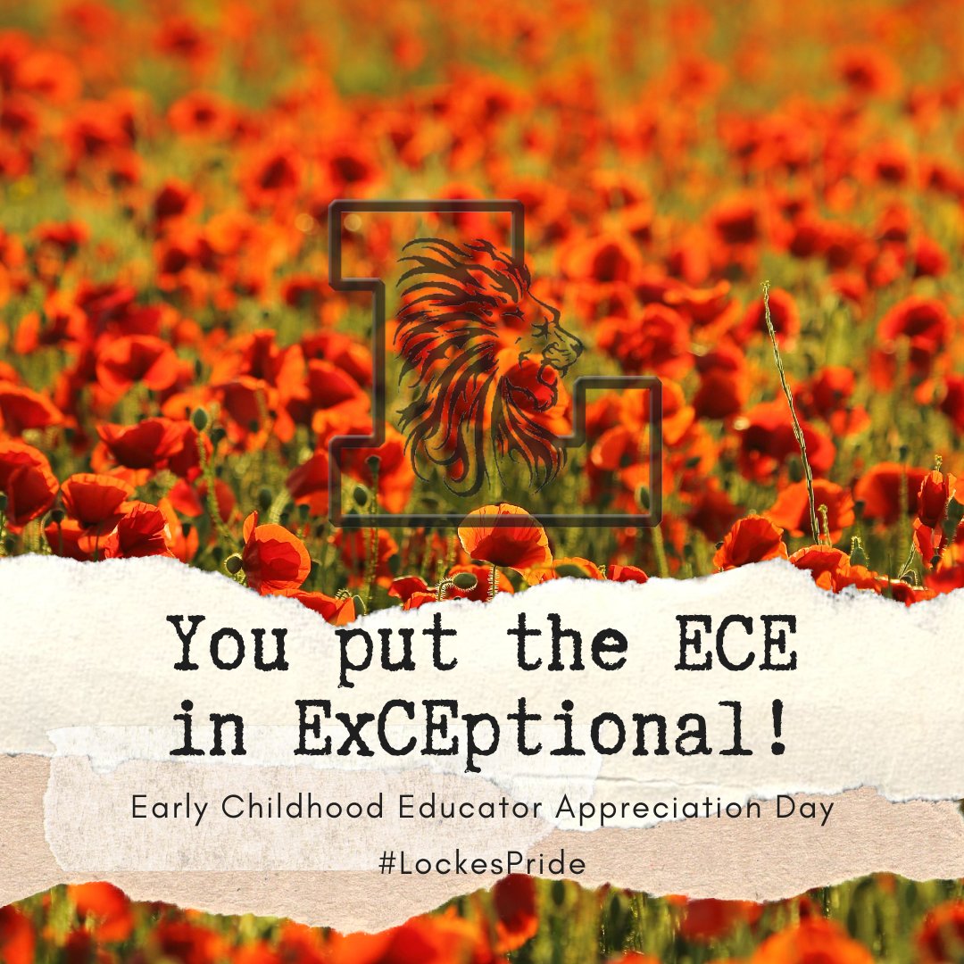 LockesPVA's tweet photo. @Lockes22 You put the ECE in ExCEptional!!  #ECEAppreciationDay #LockesPride https://t.co/X5jvOCHpsD