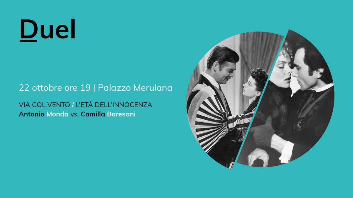 Due personalità del mondo artistico, della cultura e dello spettacolo si sfidano davanti al pubblico, confrontando opinioni divergenti su temi legati al cinema, ai suoi protagonisti, alle sue storie. Hai già scoperto i #Duel di oggi a <a href="/palazzomerulana/">palazzomerulana</a>? >bit.ly/DuelRomaFF15