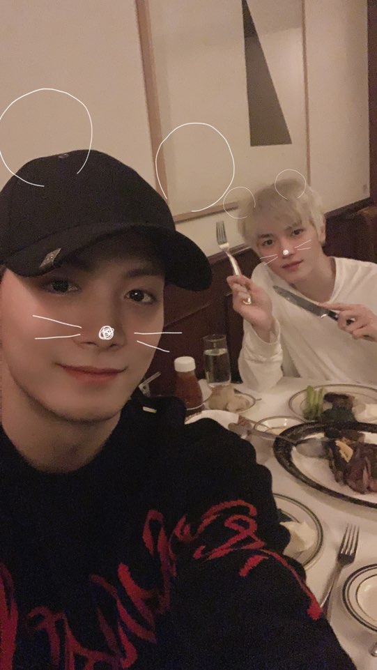Finally, on 25th Jan 2020, Taeyong and Jonghyun ate together in Wolfgang's Steakhouse Gangnam.