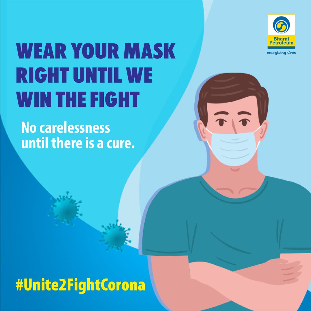 The fight is still on because Corona has not gone. So, keep your masks on to win the battle. #Unite2FightCorona #NoCarelessnessUntilThereIsACure https://t.co/7Vdu8q44SR