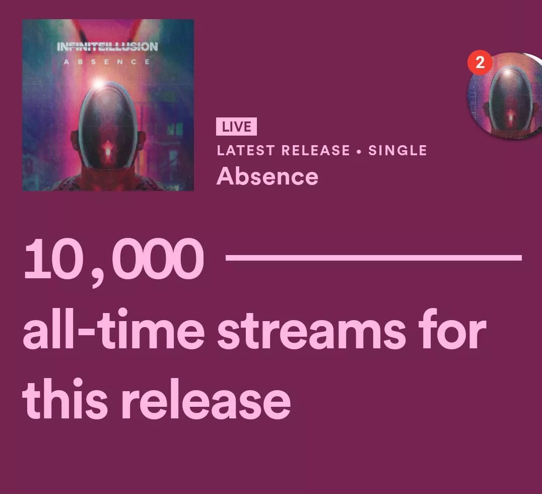 10k streams in just under a week. so thankful, hope u keep spinnin it <3