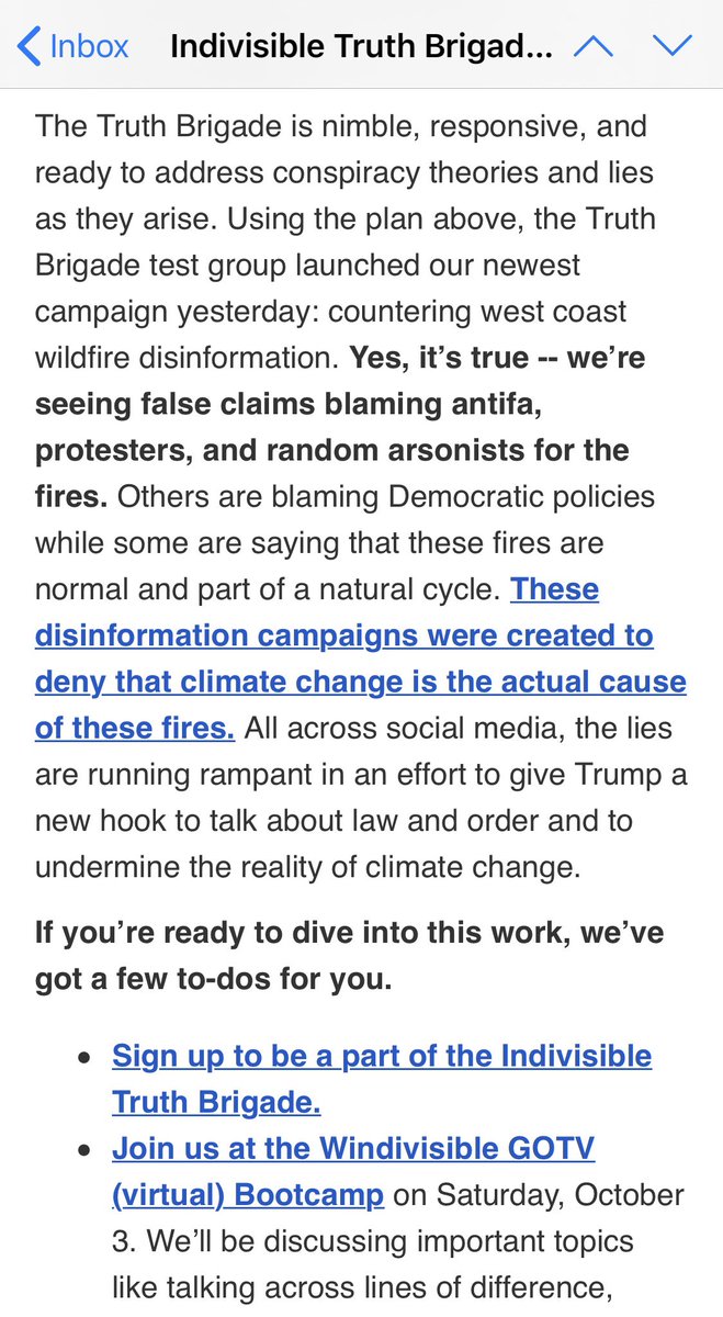 Please fact check everything 3x as we get closer to the Election. There is truth and then there is suppressing truth, exaggerated truth and lying.Indivisible now has a “truth brigade”