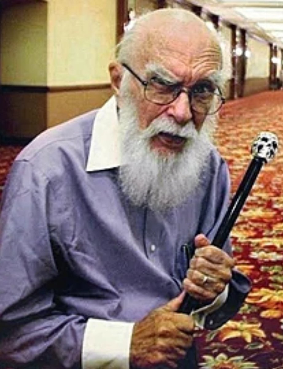 So sad to hear about the death of the Amazing Randi. I'd say 'death is not the end' but I wager he'd hate that. #AmazingRandi